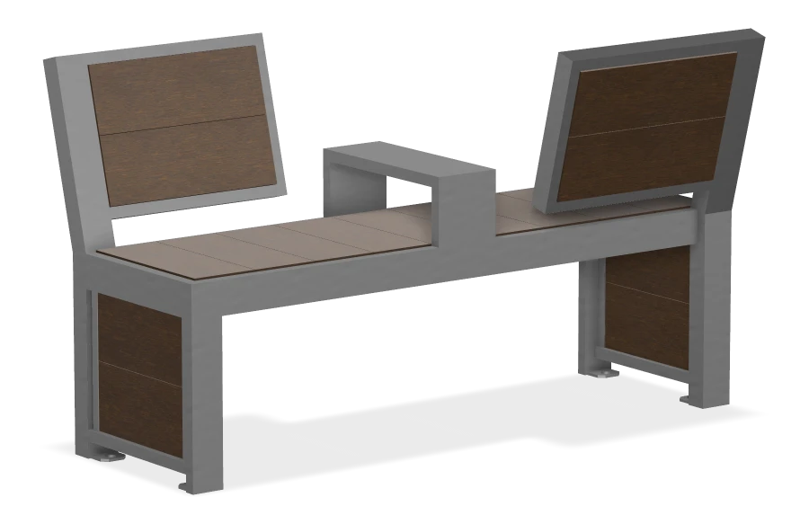 Urban Form Split Back Bench