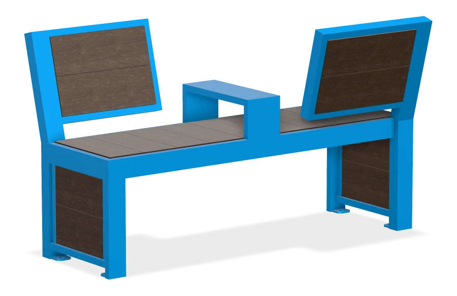 Urban Form Split Back Bench