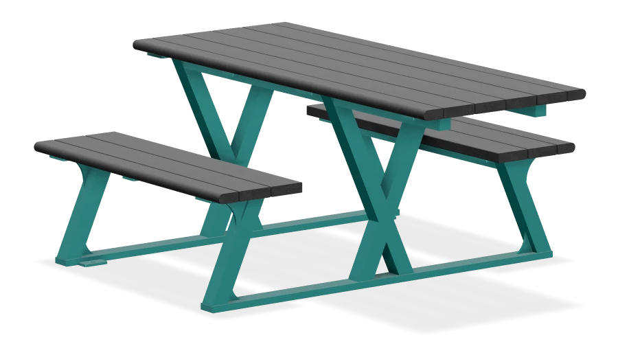 Bayview Picnic Accessible Picnic Table 6ft - Full Framed