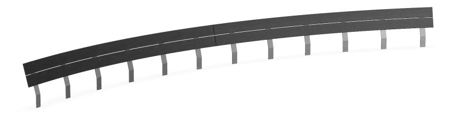 Accoya Curved Backrest - 6.5m - 50 Degree Convex