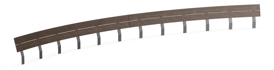 Accoya Curved Backrest - 6.5m - 50 Degree Convex
