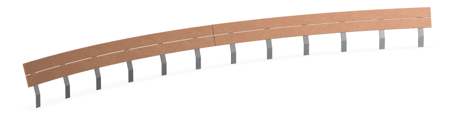 Accoya Curved Backrest - 6.5m - 50 Degree Convex