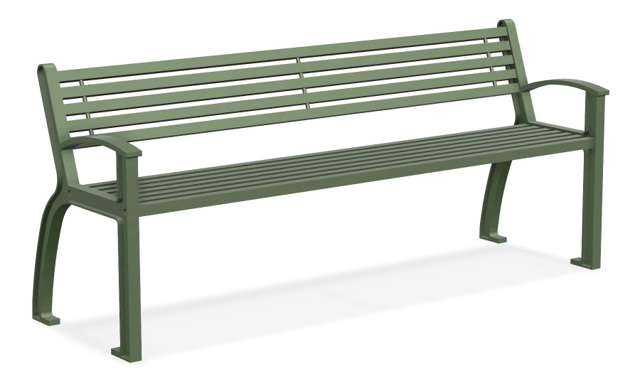 Beselt Aluminum Bench 6ft