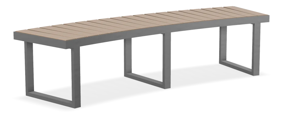 Skyline Curved Bench 4.90m Radius