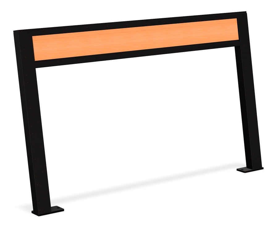 Rutherford Leaning Bench 5ft