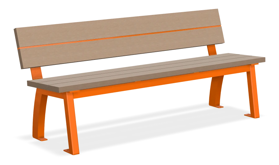 Aylesbury Buddy Bench Without Armrests 6ft