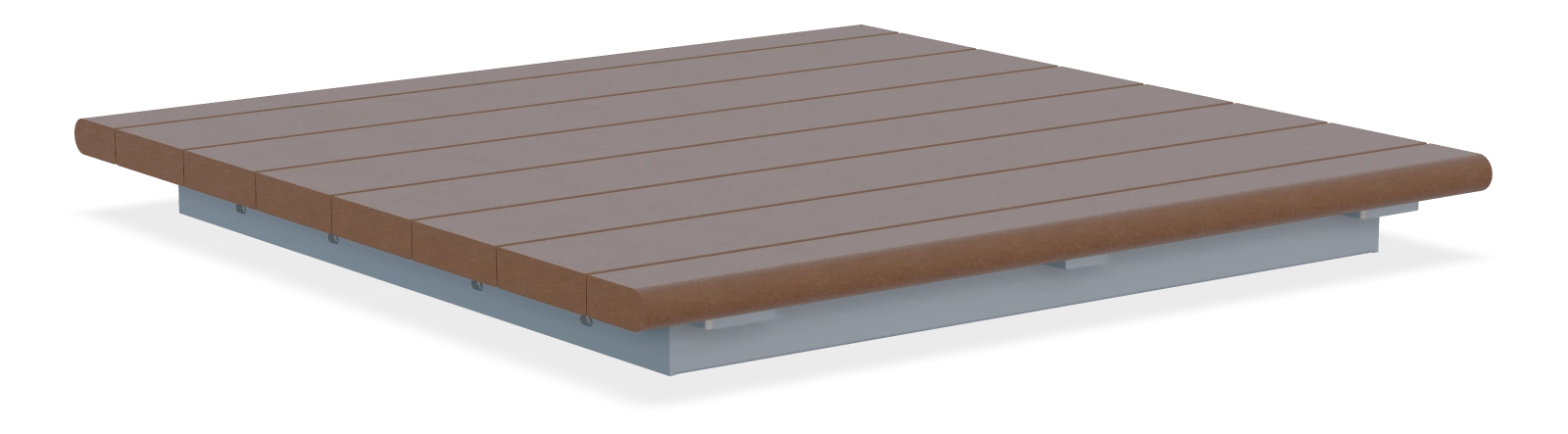 Bayview Backless Wall Top Bench 39" x 39"