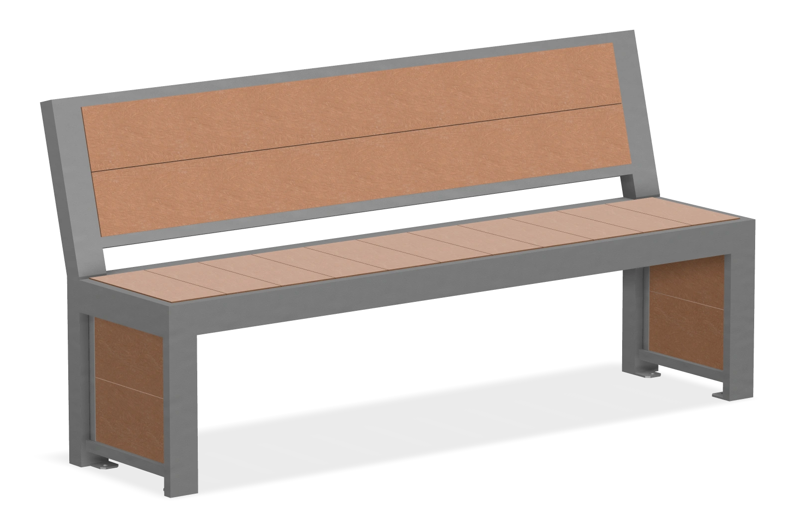Urban Form Full Back Bench 6ft