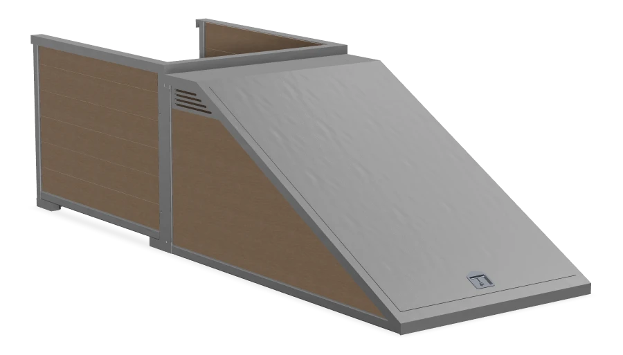 Outhouse Extension for Standard Pit Toilet Building