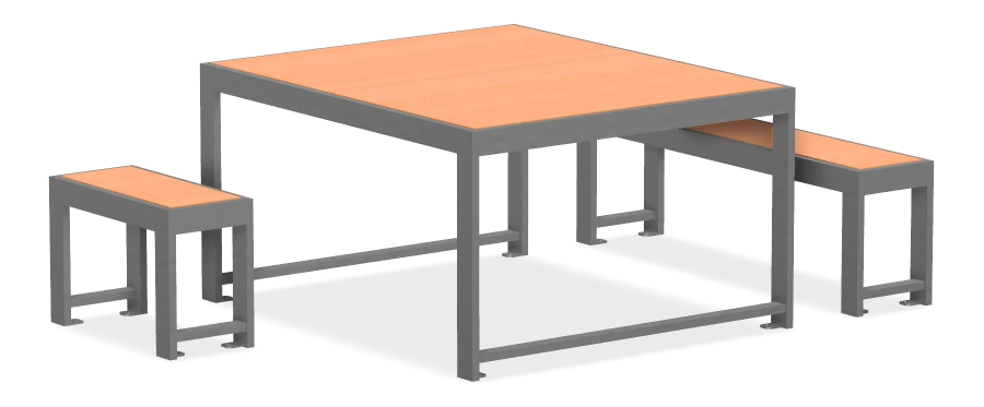 Urban Form Harvest Table Wheelchair Accessible - 5ft - 4ft Wide
