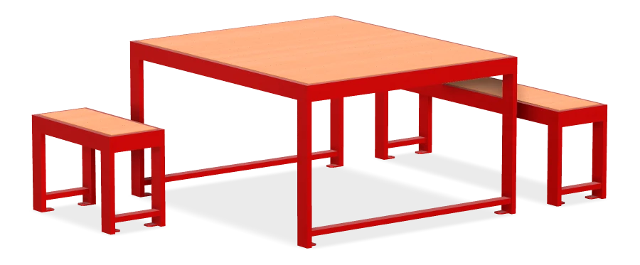 Urban Form Harvest Table Wheelchair Accessible - 5ft - 4ft Wide