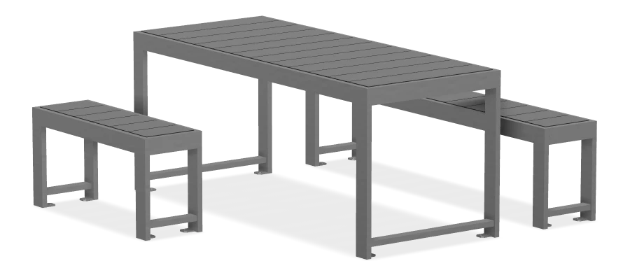6ft Urban Form Harvest Table WC Accessible