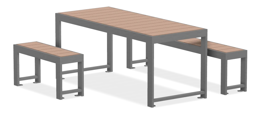 6ft Urban Form Harvest Table WC Accessible