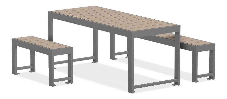 6ft Urban Form Harvest Table WC Accessible