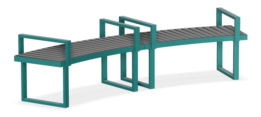 Skyline Curved Bench R3500