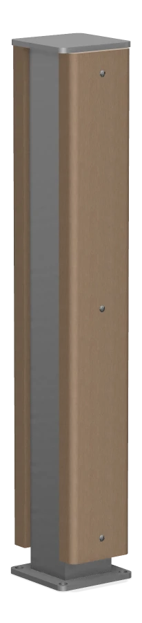 Modena Braille Bollard