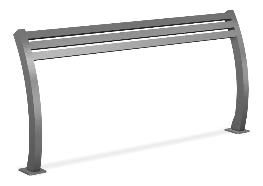 Parker Aluminum Leaning Bench 6ft