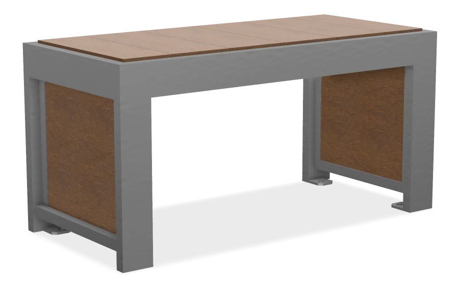 Urban Form Backless Bench 3ft