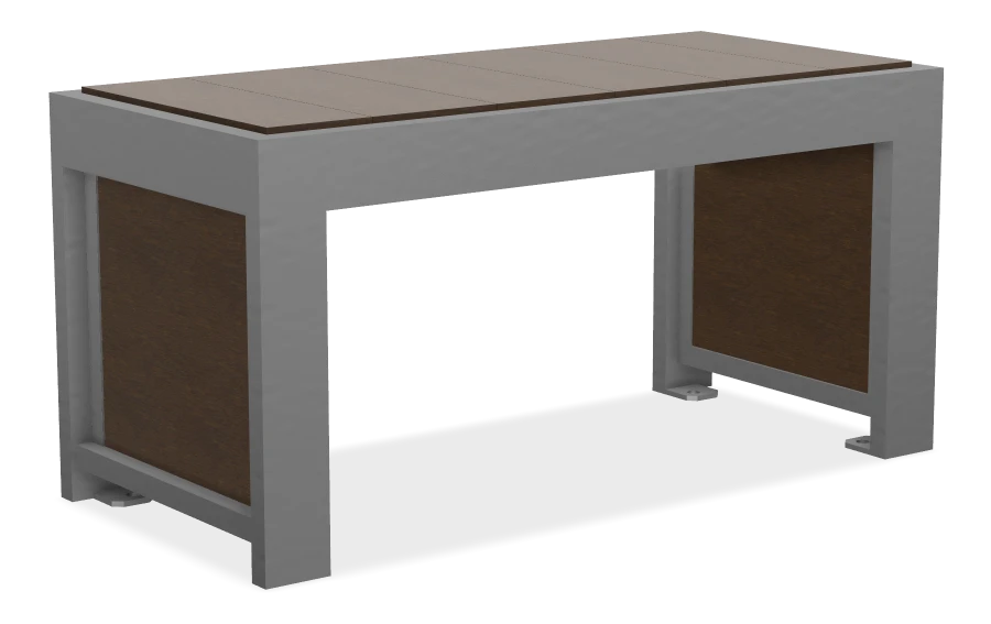 Urban Form Backless Bench 3ft