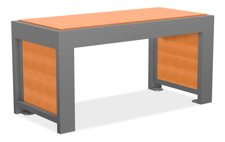 Urban Form Backless Bench 3ft