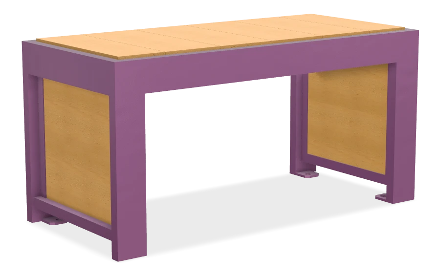 Urban Form Backless Bench 3ft