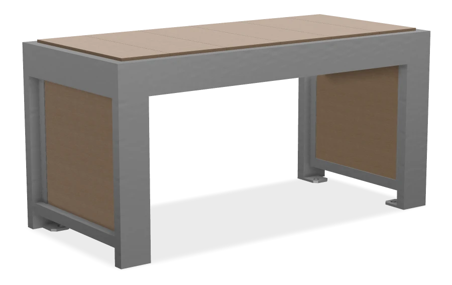 Urban Form Backless Bench 3ft