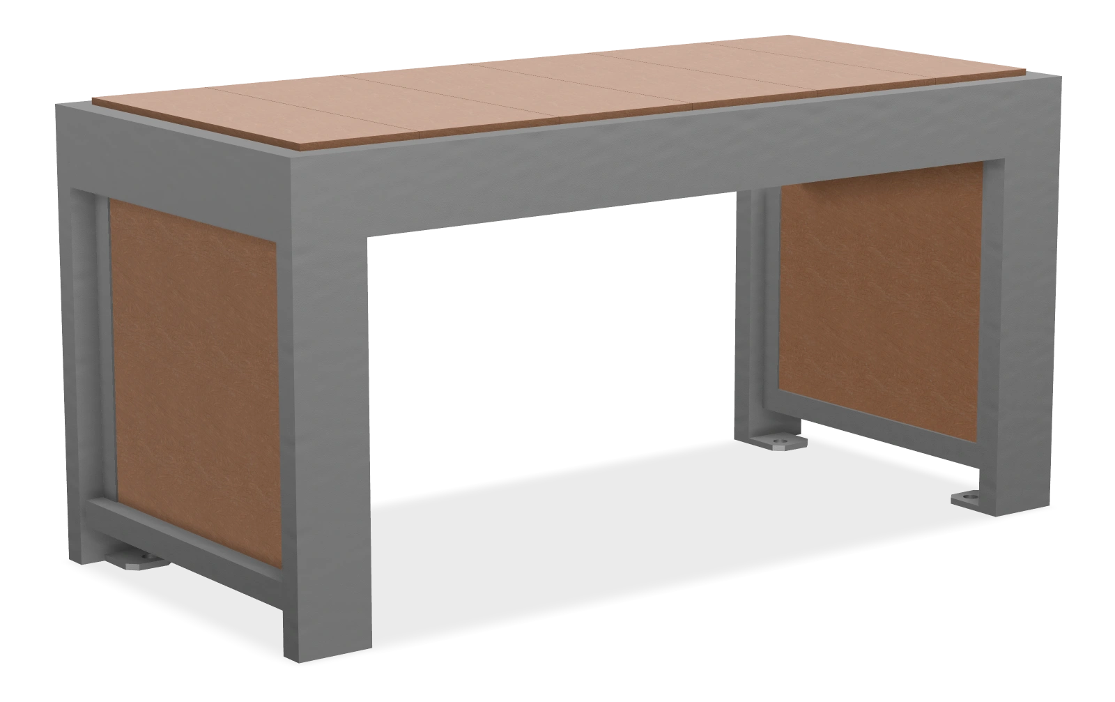 Urban Form Backless Bench 3ft