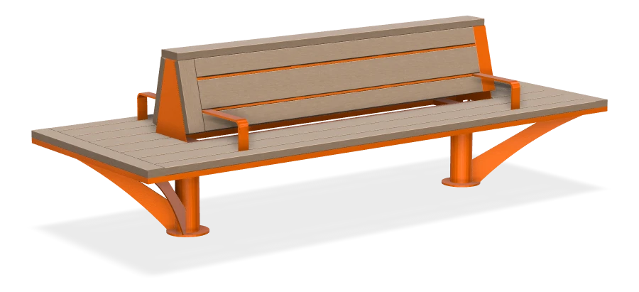 SurRe Double Sided Bench 9ft