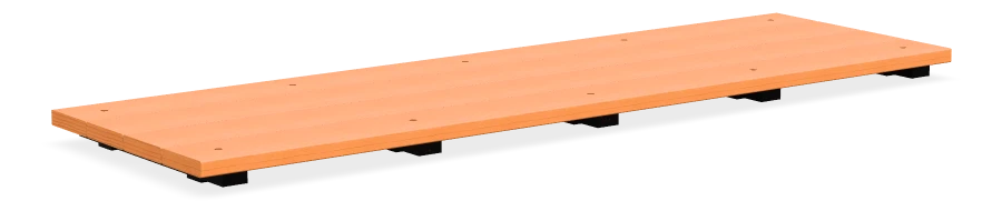 Alpine Bench Topper 3.8m - Dark Bamboo