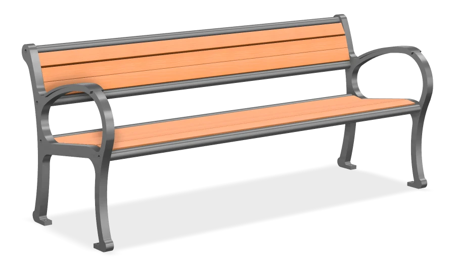 Mountain Classic Bench 6ft