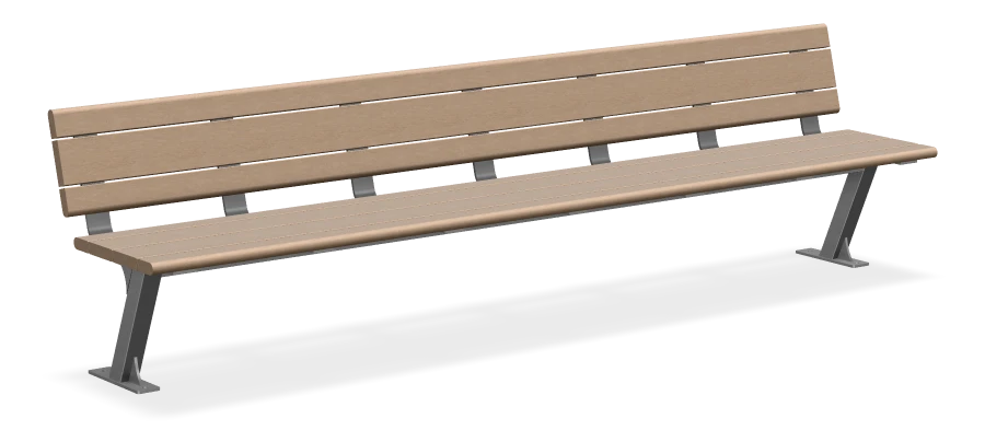 Bayview Bench without Armrests 10ft