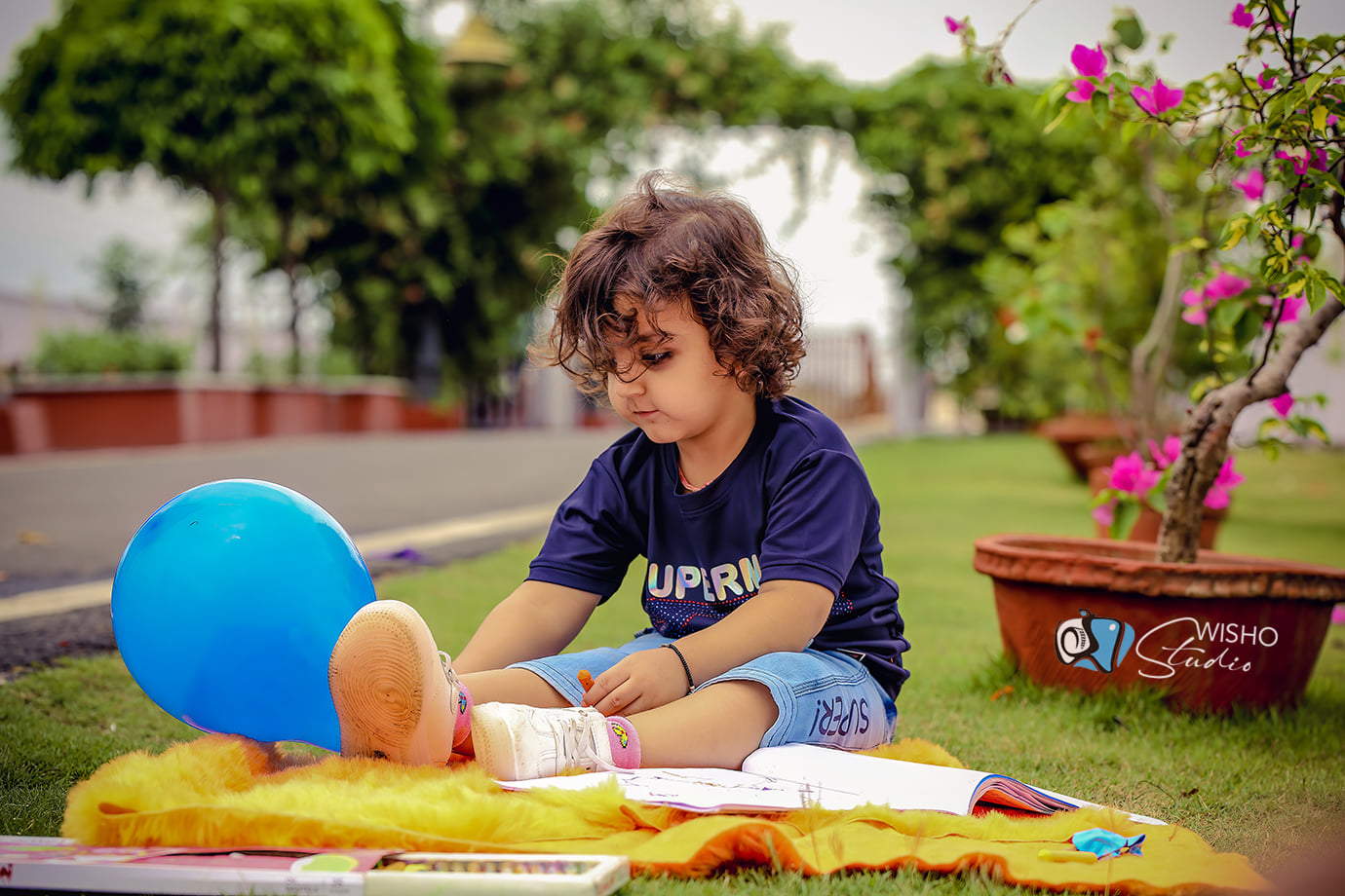 Blue Balloon Picnic