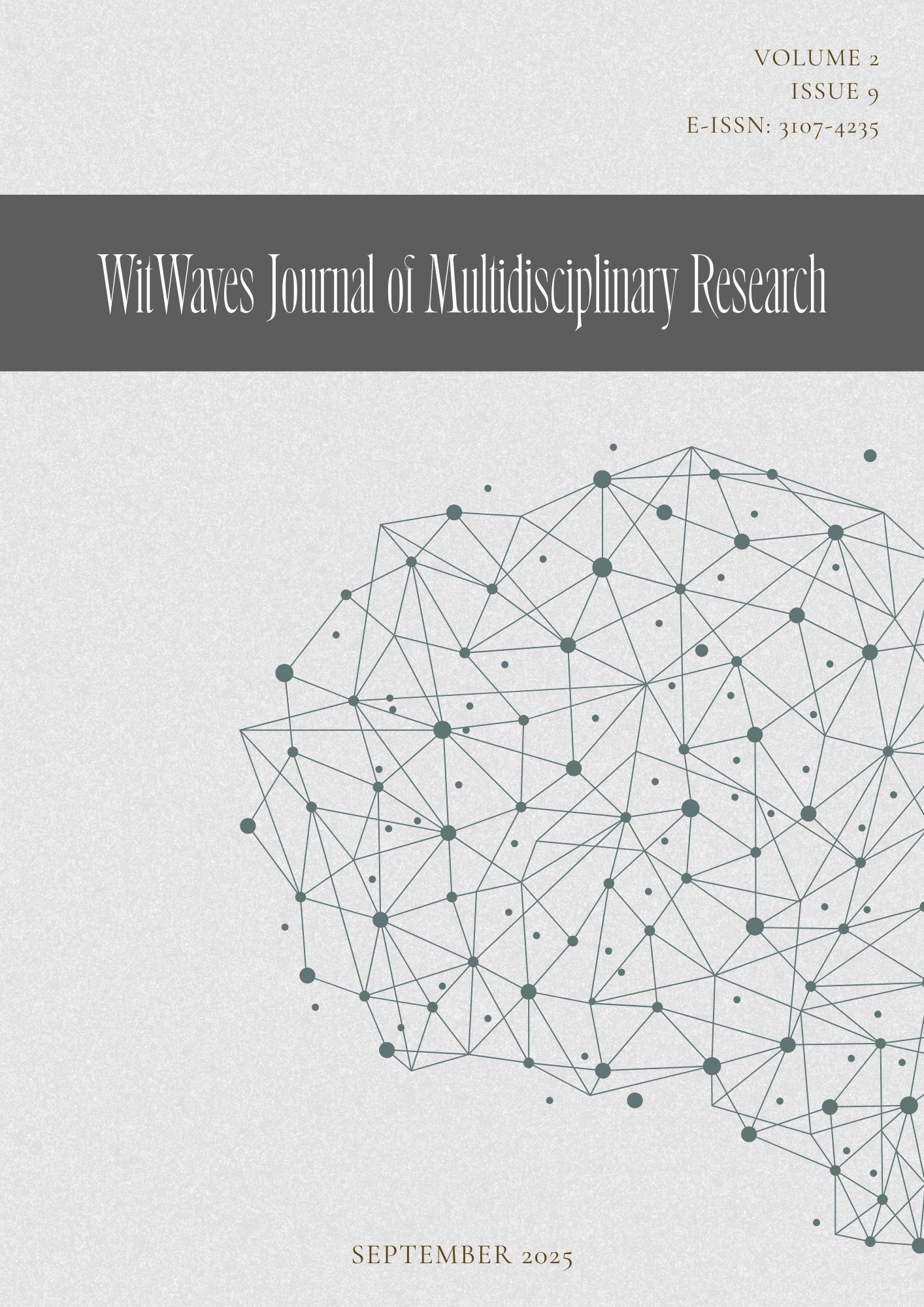 Cover for Volume 2, Issue 9