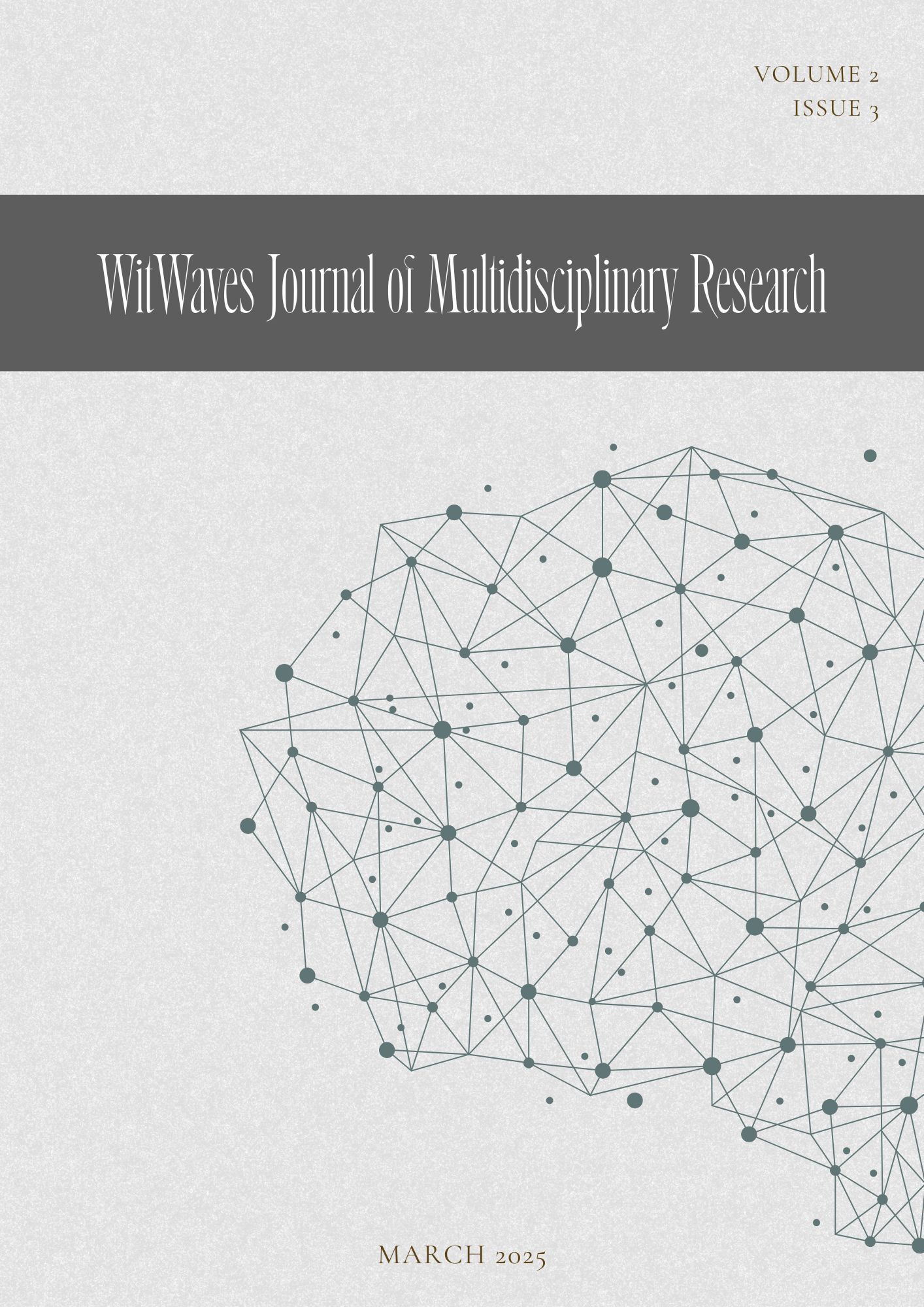 Cover for Volume 2, Issue 3