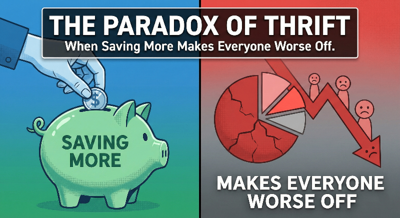 The Paradox of Thrift: When Saving More Makes Everyone Worse Off