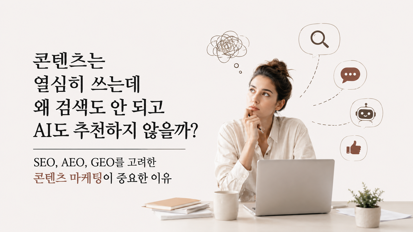 콘텐츠는 열심히 쓰는데 왜 검색도 안 되고 AI도 추천하지 않을까?