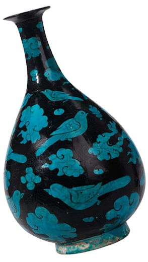 15th or early 16th century narrow-necked flask