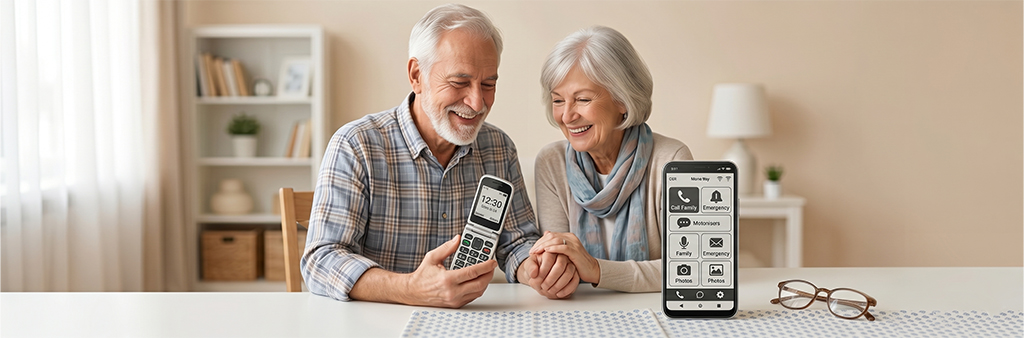 Senior phone setup service at Wireless Nerds