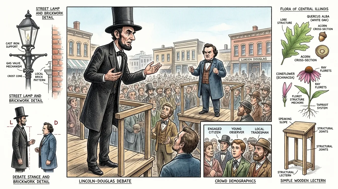 As the national crisis over slavery intensified, Abraham Lincoln emerged as a formidable opponent to its expansion, challenging Senator Stephen Douglas in a… As the national crisis over slavery intensified, Abraham Lincoln emerged as a formidable opponent to its expansion, challenging Senator Stephen Douglas in a…