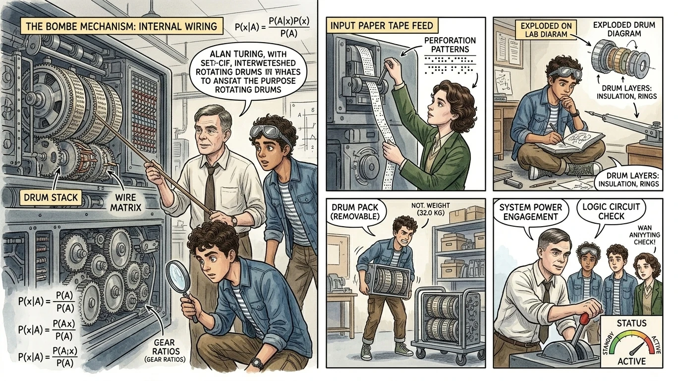 Alan Turing and the Codebreaking Machine — page 7
