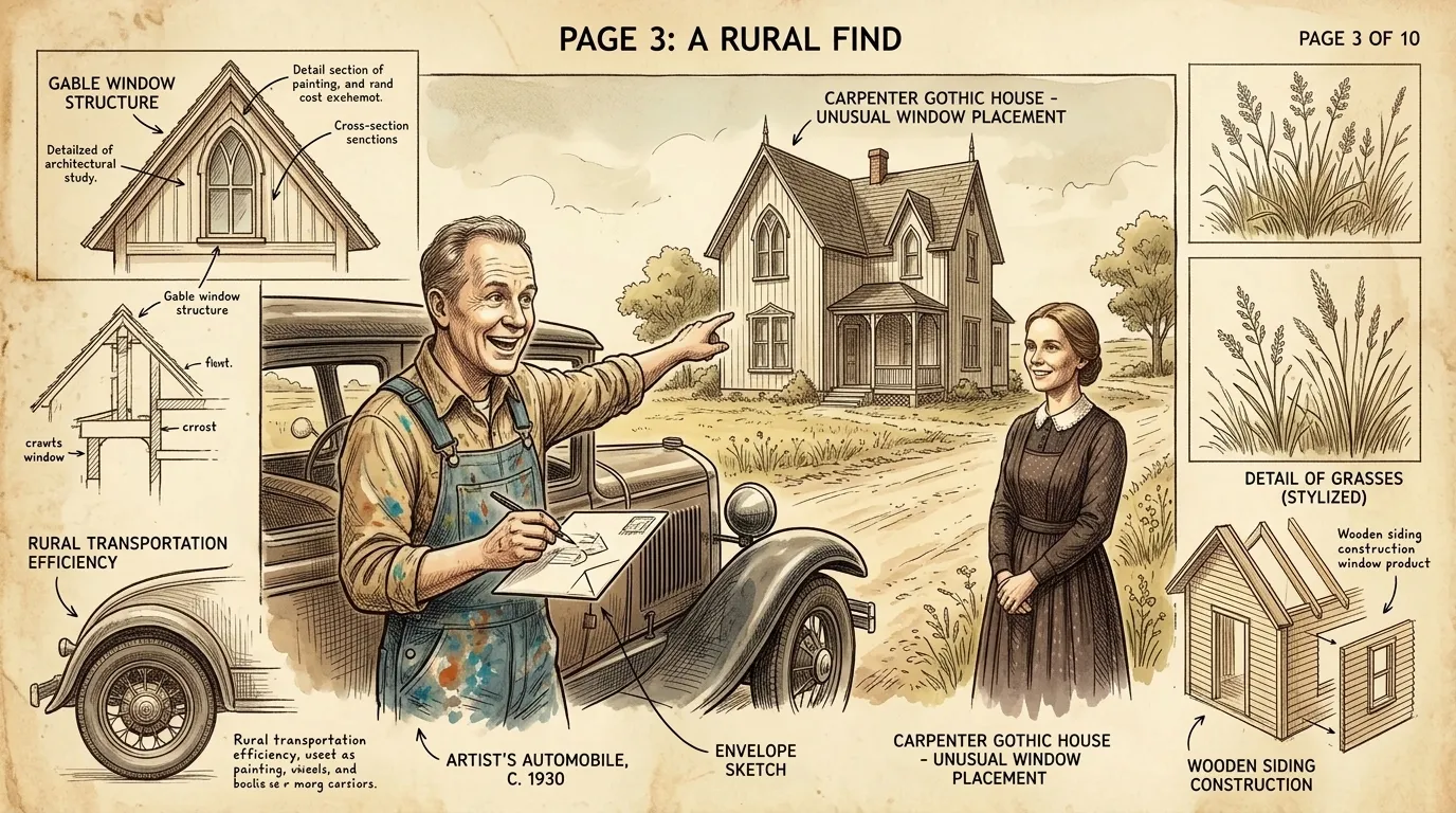 American Gothic by Grant Wood (Chicago, USA — 1930) — page 3