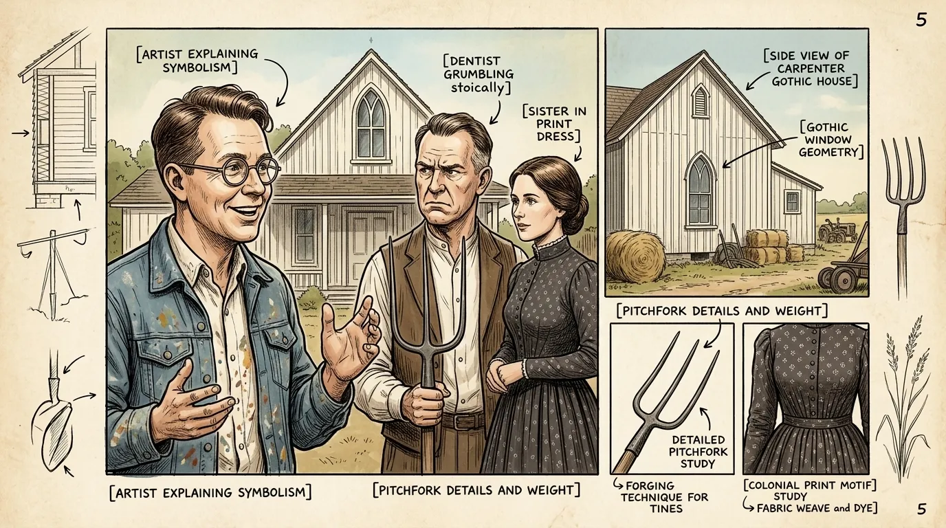 American Gothic by Grant Wood (Chicago, USA — 1930) — page 5