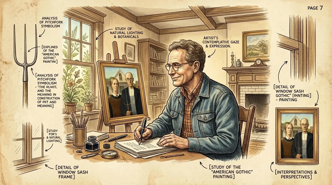 American Gothic by Grant Wood (Chicago, USA — 1930) — page 7