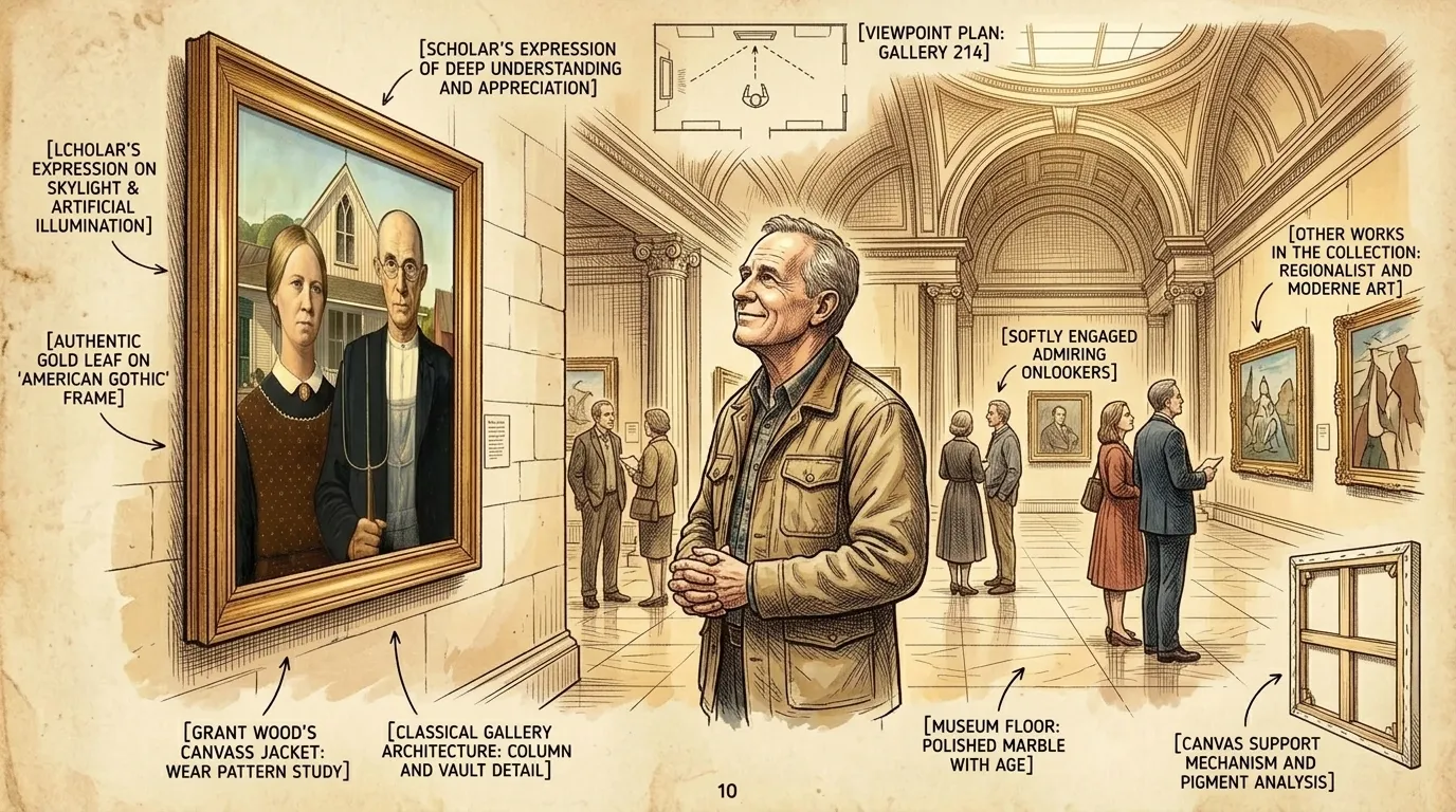 American Gothic by Grant Wood (Chicago, USA — 1930) — page 10