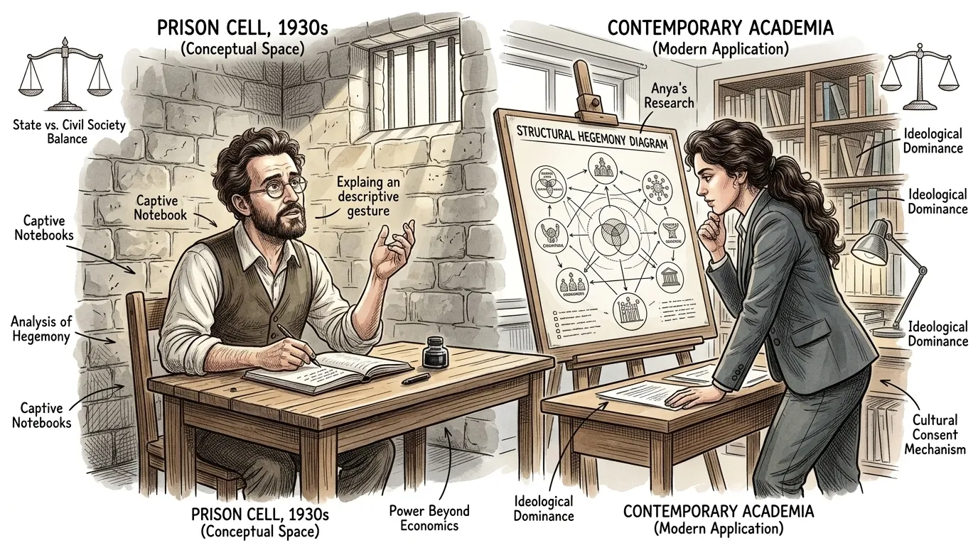 Gramsci challenged conventional Marxist thought, which largely focused on economic structures and direct state coercion to explain class power. Gramsci challenged conventional Marxist thought, which largely focused on economic structures and direct state coercion to explain class power.