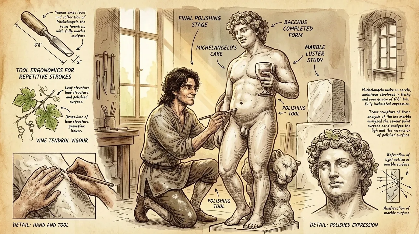 Bacchus by Michelangelo (Florence, Italy — 1497) — page 8