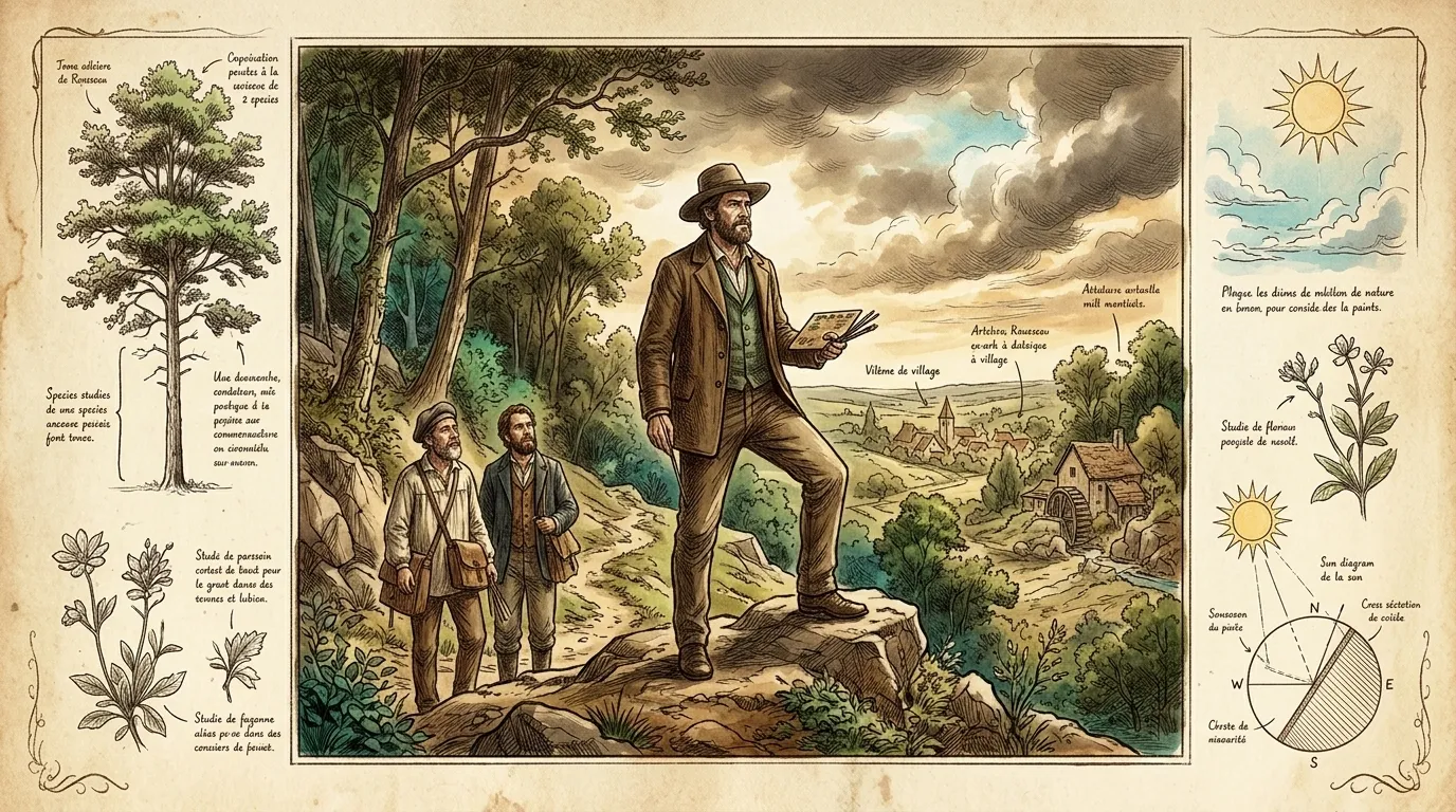 Barbizon School by Rousseau (France — c. 1830) — cover