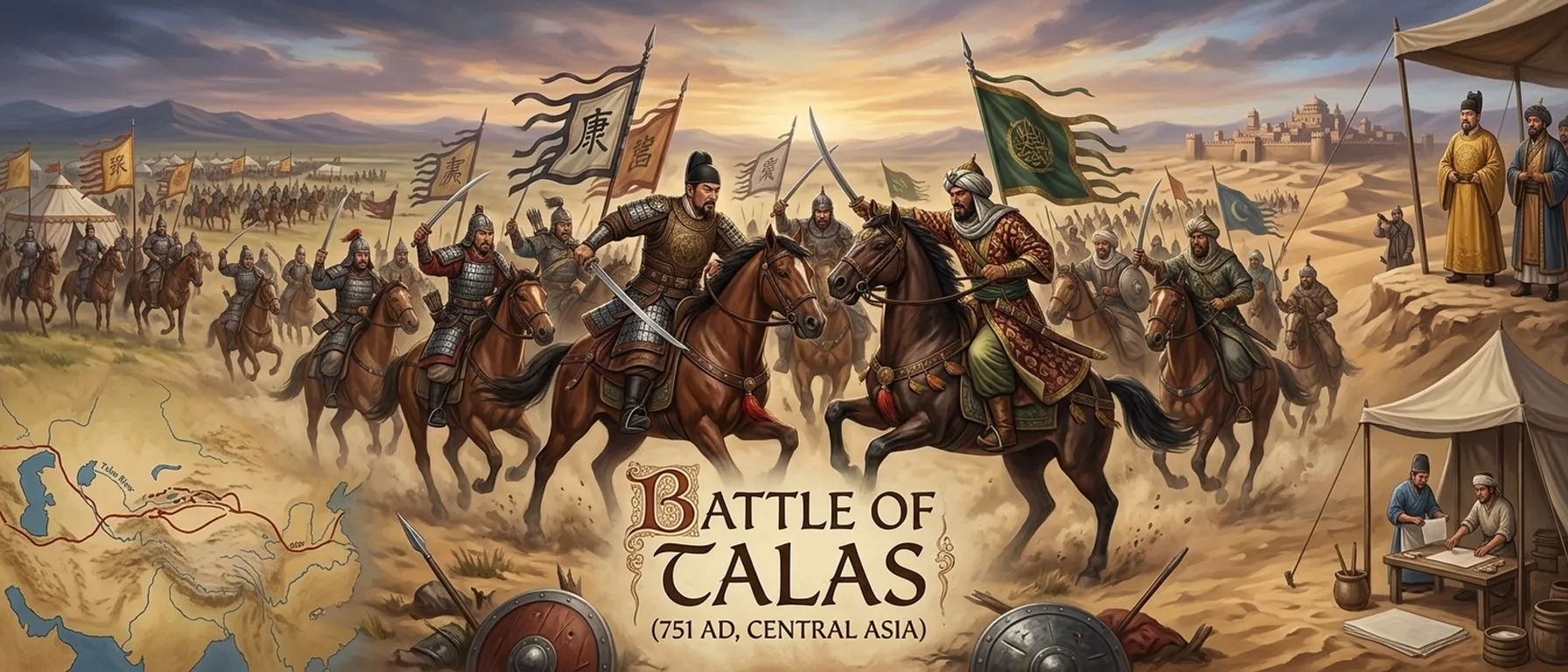 Battle of Talas (751 AD, Central Asia) — cover