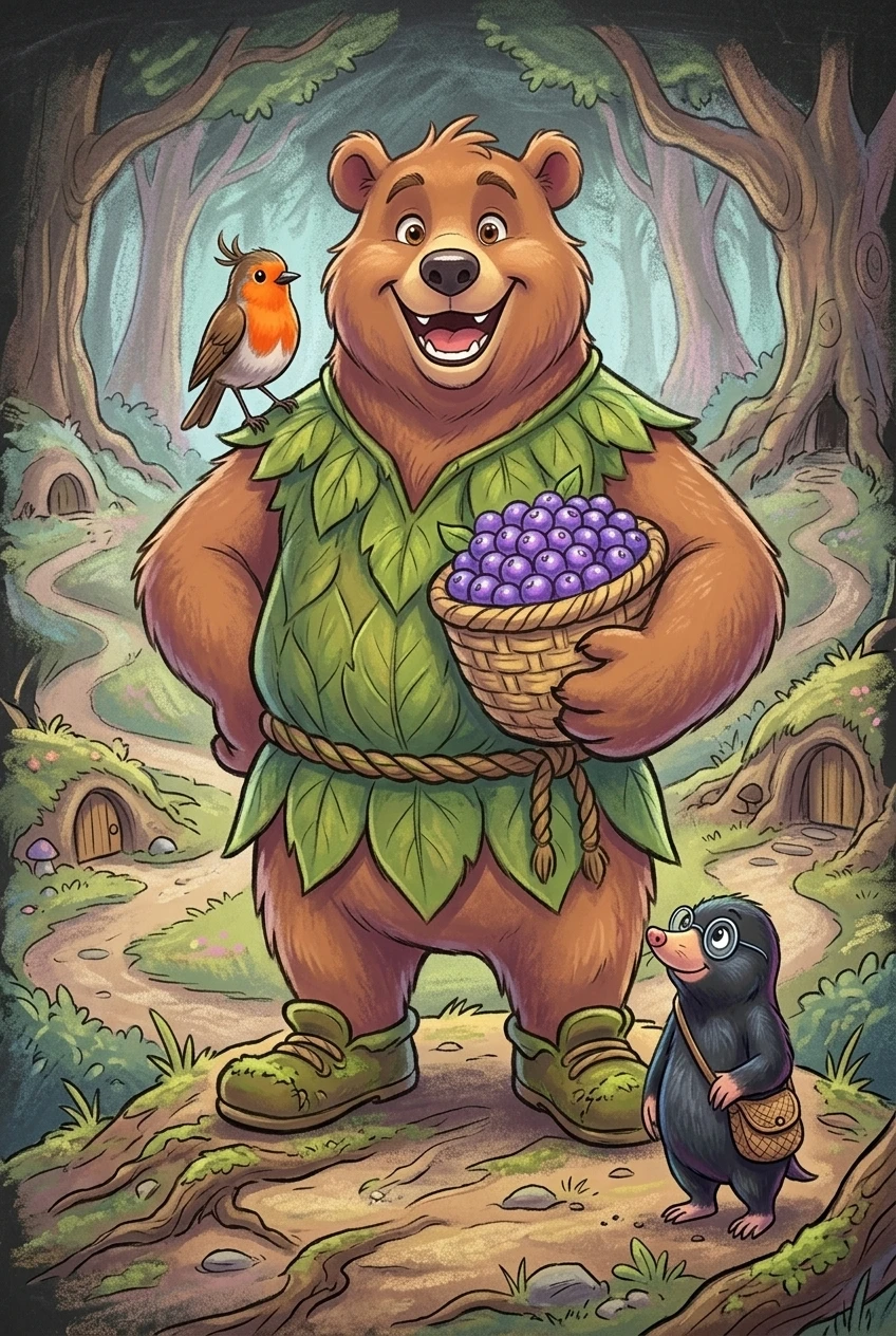 Berry the Bear Shares His Berries — cover