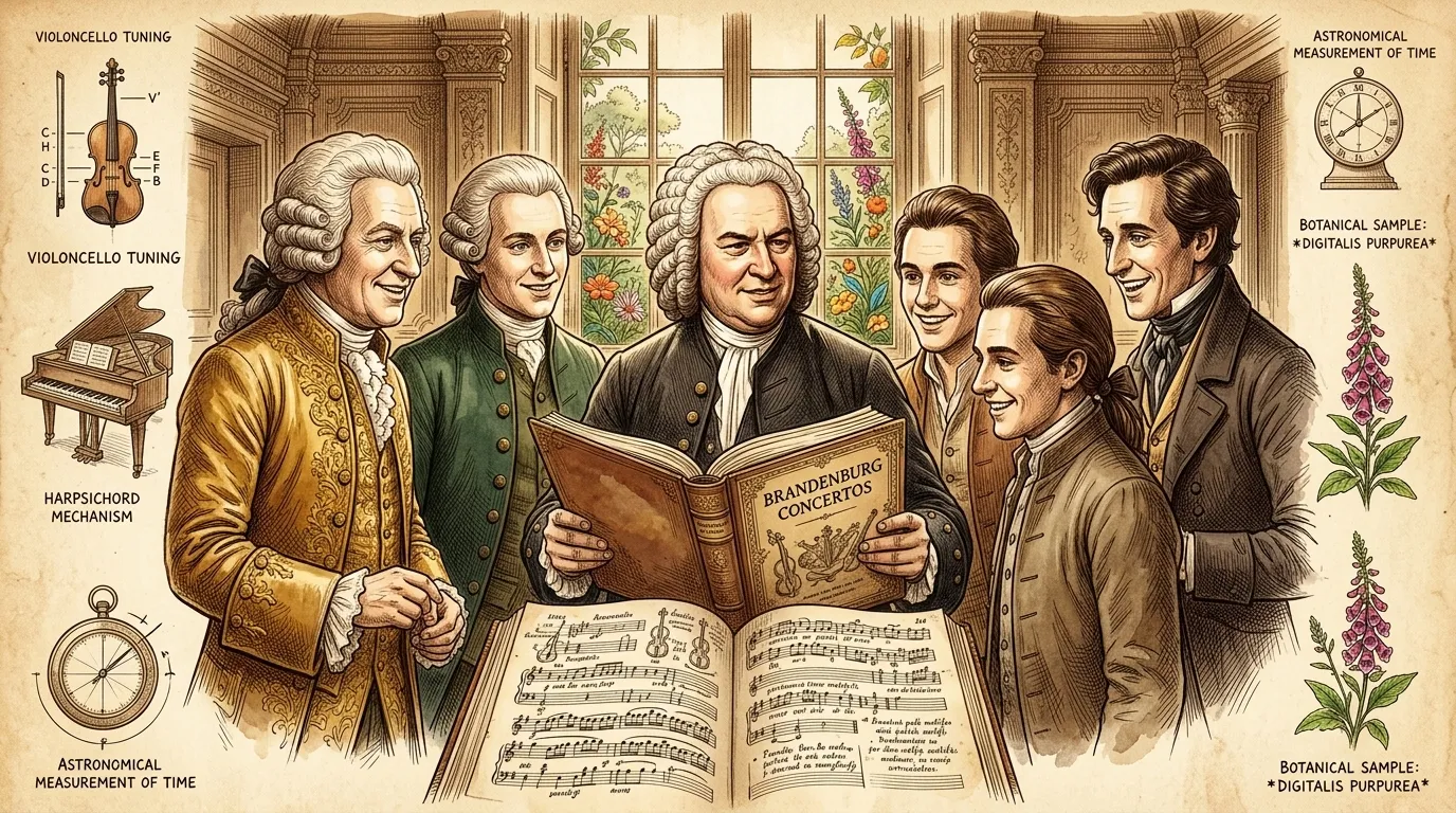 Brandenburg Concertos by Johann Sebastian Bach (Germany — 1721) — page 1